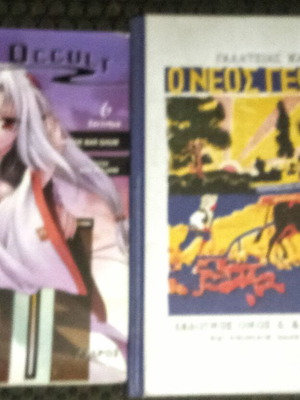 Cafe Occult and O Neos Georgios used comic books