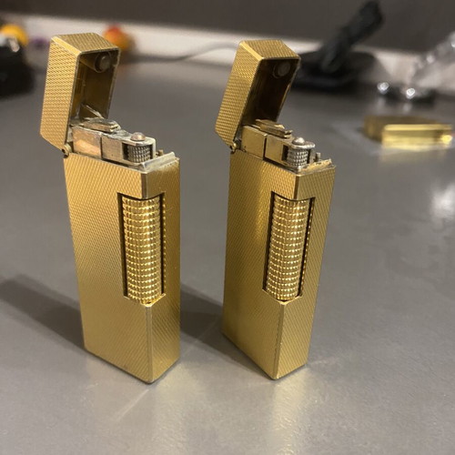Dunhill Rollagas lighters used, set of two