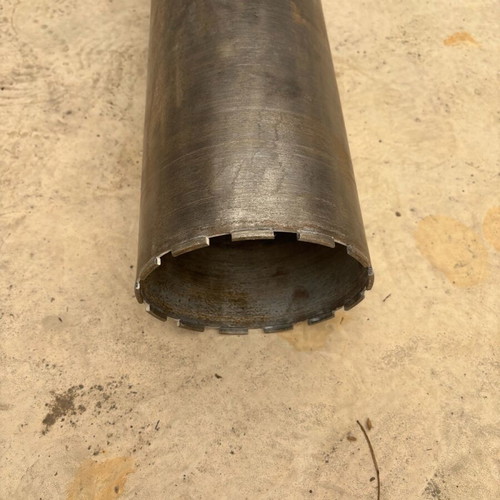 Diamond Core Drill Bit Φ 165x450mm used, wet cutting