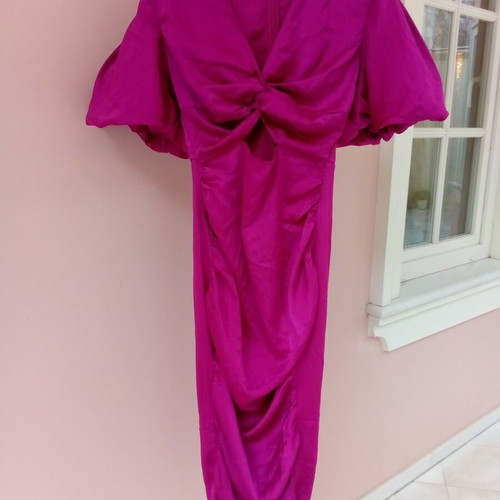Boohoo women's satin dress new, size small