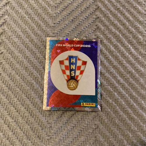 Panini sticker Croatia emblem new