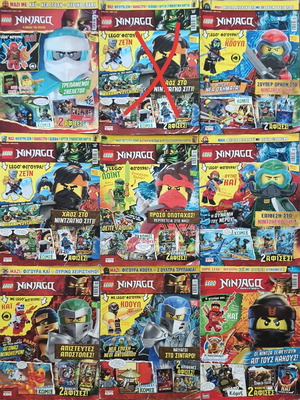 Lego Ninjago magazines with free Lego Ninjago figure