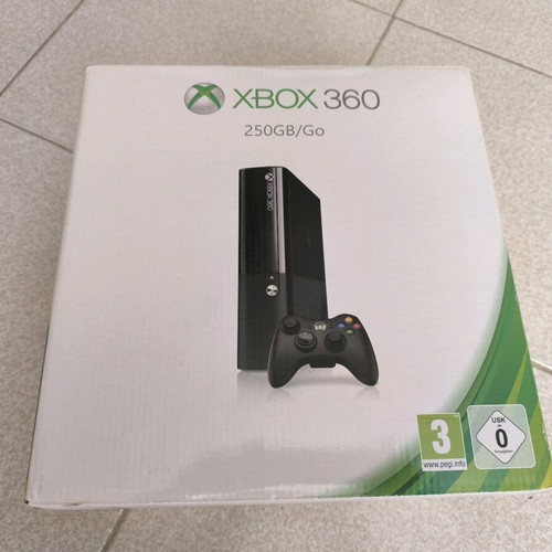 Xbox 360 E packaging box used, without internal dividers