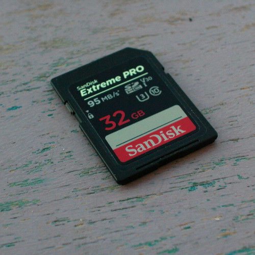 Sandisk Extreme Pro 32GB SDHC card like new, 95MB/s, V30, U3, C10