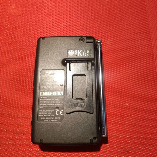 Vintage Casio EV-500N TV used, 8 inch, UHF/VHF