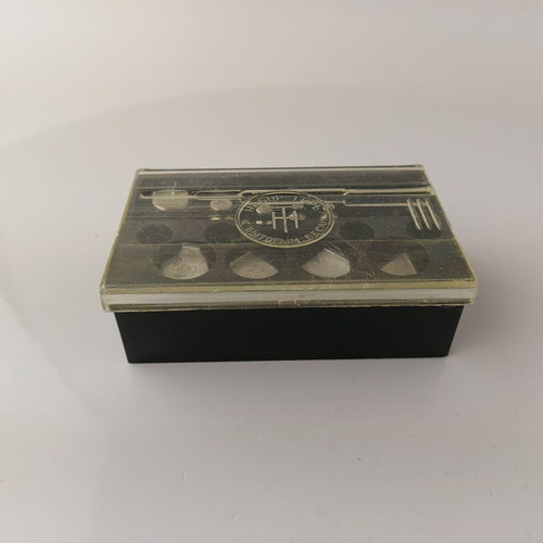 Set of gram weights for apothecary scale used