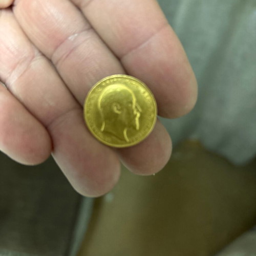 Gold coin 24 carats 1906 new