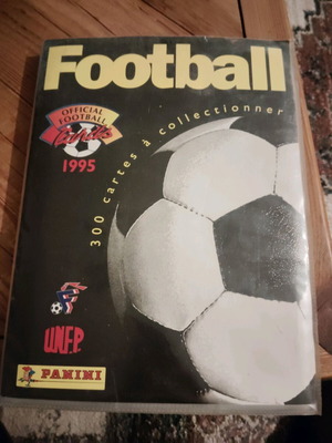 Football 1995 used, French league with collectible cards