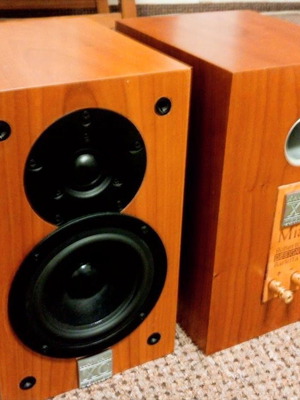 Xavian Mia II bookshelf speakers used, cherry finish