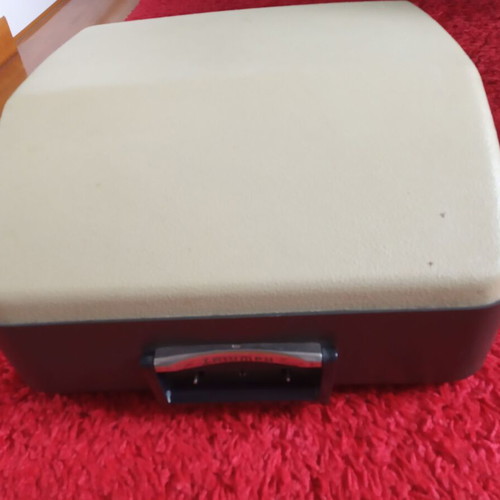 Triumph Gabriele typewriter used with carrying case