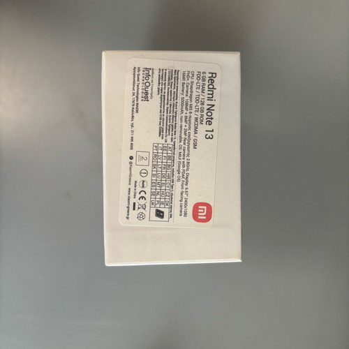 Xiaomi Redmi Note 13 Black 6GB RAM 128GB ROM new