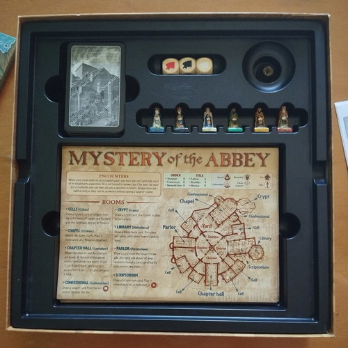 Mystery of the Abbey board game by Days of Wonder