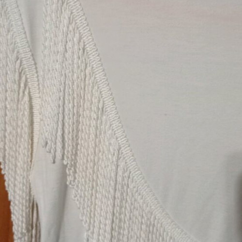 Mangano white blouse like new, special piece size M