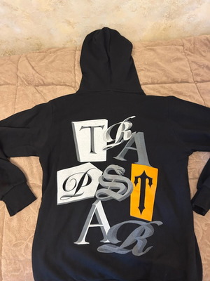 Trapstar hoodie 2024 new, size medium, black and orange