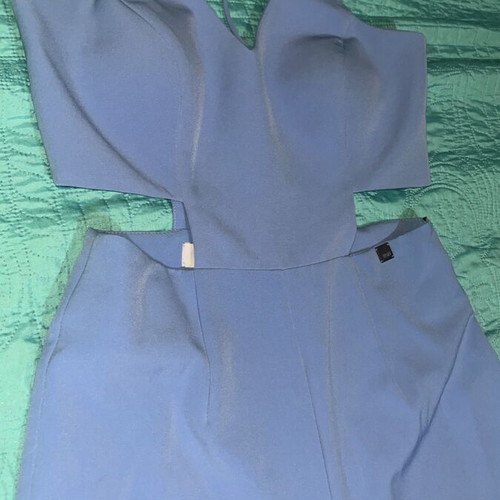 BSB Collection blue jumpsuit with cut-outs, large 42