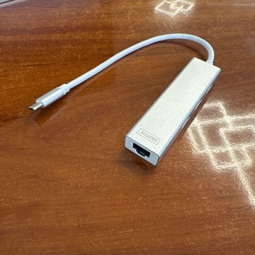Digitus USB Type-C hub 3-port with Gigabit Ethernet like new