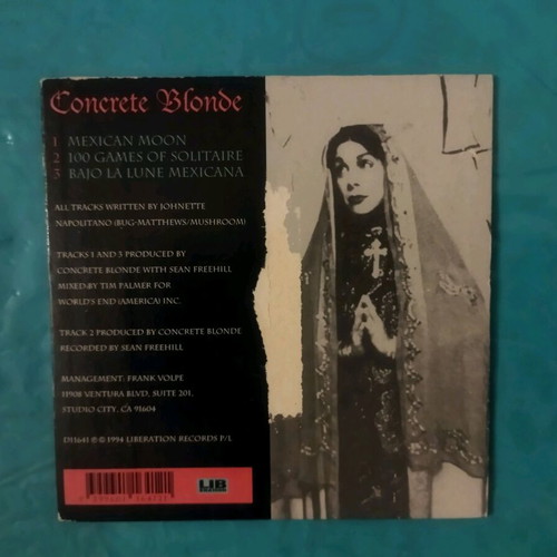 Concrete Blonde Mexican Moon CD maxi single σαν καινούργιο, rock