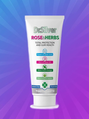 Dr.Silver Rose and Herbs Toothpaste new, 75 ml