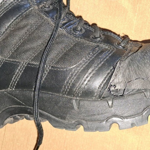 Original S.W.A.T. boots used, black, size 40