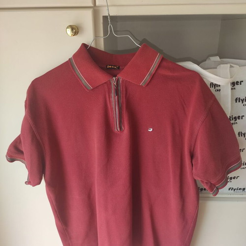 Set of 2 men's polo shirts Glou Premium navy blue and Joxx burgundy used