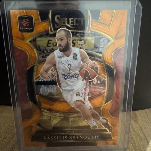 Panini Select Euroleague 2025-26 Vasilis Spanoulis numbered card 125