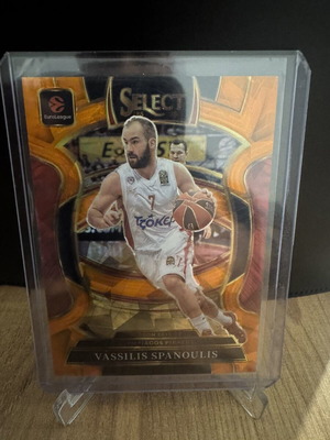 Panini Select Euroleague 2025-26 Vasilis Spanoulis numbered card 125