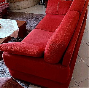 Τριθέσιος και διθέσιος καναπές σαλονιού