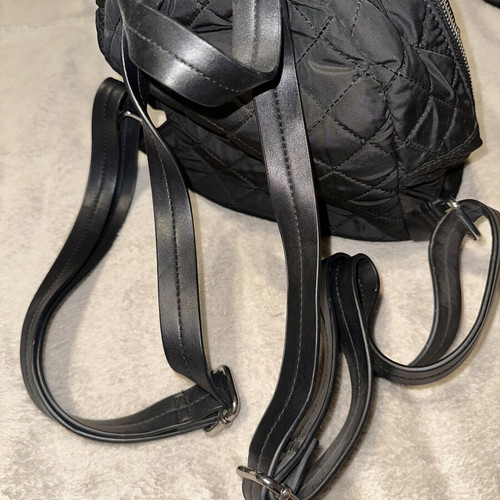 Pull&Bear Mini Backpack black quilted like new