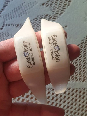 Βραχιόλια Eurovision Tel Aviv 2019 σαν καινούργια, σετ 2 τεμαχίων