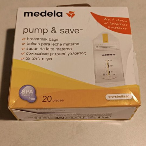 Breastmilk storage bags like new, pack of 13