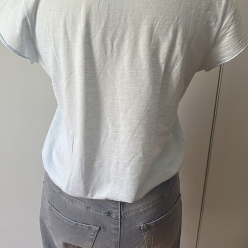 T-shirt and shorts set, size S/M, cotton and grey