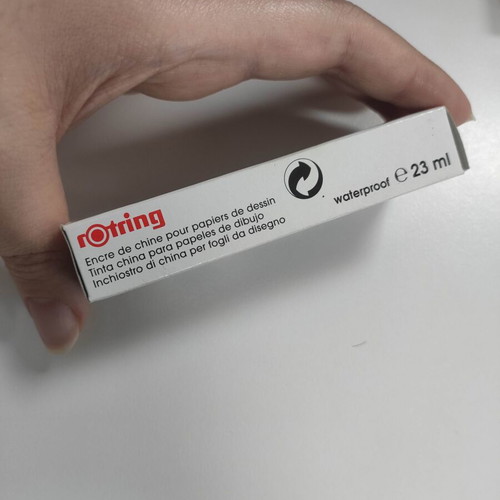 Rotring black waterproof drawing ink 23ml new