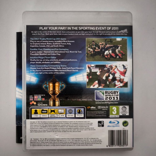 Rugby World Cup 2011 PS3 game