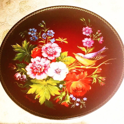 Bradex Fantasy wall plate collection 6pcs porcelain Russia 1991 new