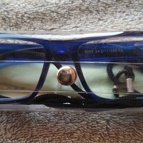 Presbyopia Glasses +2.0 New, Deep Blue and Black Elegant