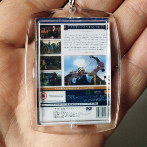 Bully PS2 keychain, transparent acrylic