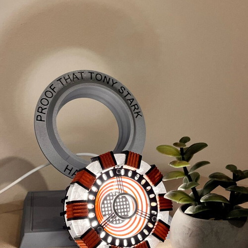 Iron-Man Arc Reactor MK1 Marvel lamp made to order
