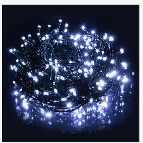 LED lights 36m cool white with green cable and programs new