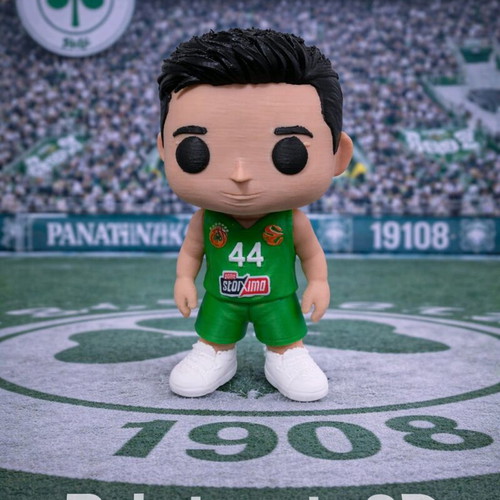 Dinos Mitoglou Panathinaikos figure handmade new, PLA+