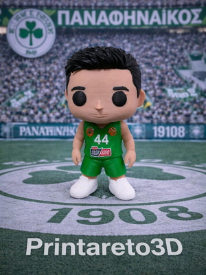 Dinos Mitoglou Panathinaikos figure handmade new, PLA+