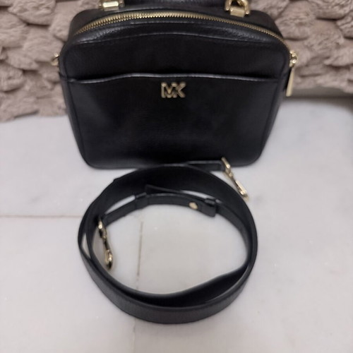Michael Kors Mott Mini Crossbody bag, black leather