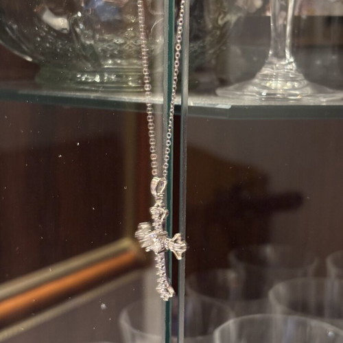 Silver cross new, steel