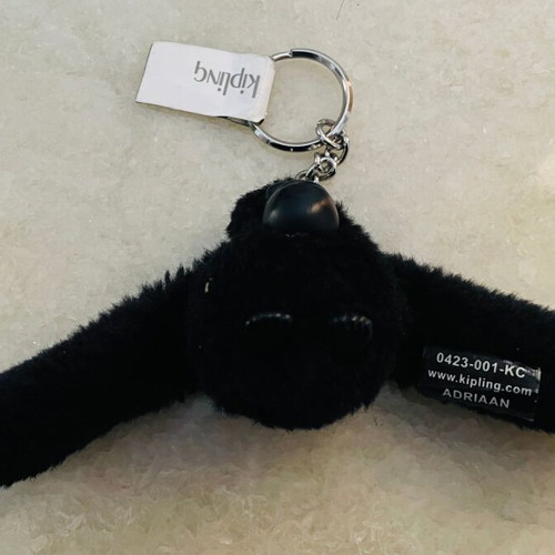 Kipling Adriaan keychain black like new (monkey)