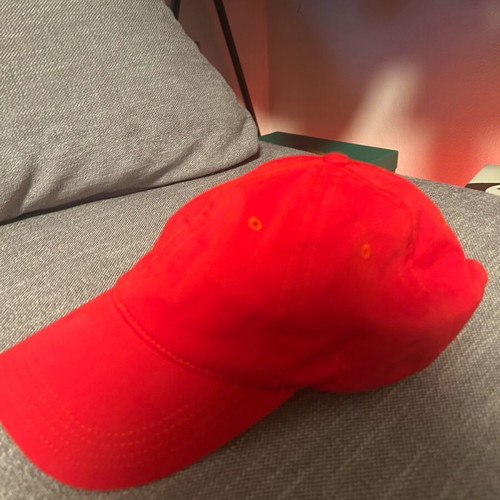 Lacoste hat red like new