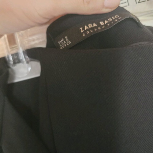 Zara fabric shorts like new, black, size S
