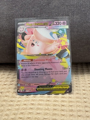 Mega Clefable ex Promo Pokemon TCG new
