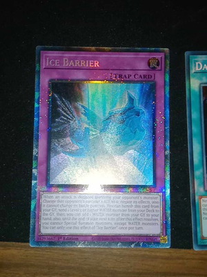 Ice Barrier συλλεκτική κάρτα Yu-Gi-Oh! σε near mint κατάσταση