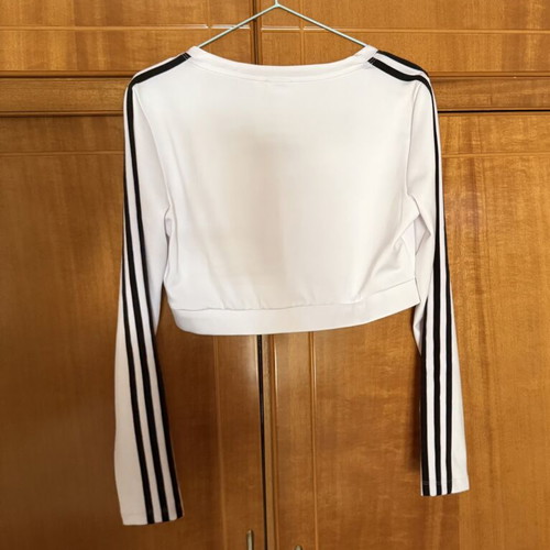 Adidas crop top new, white, sizes L and XL