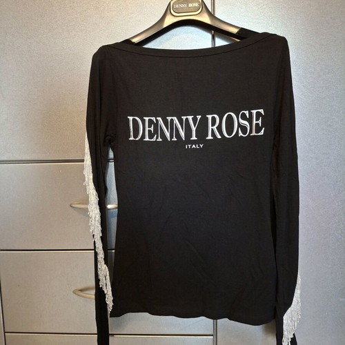 Denny Rose blouse like new, black with silver details, size S