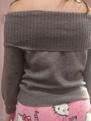 Pullover new gray